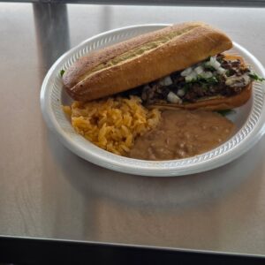 Steak Torta Meal