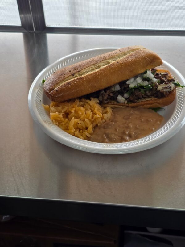 Steak Torta Meal
