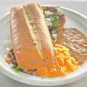 Alpastor Torta Meal